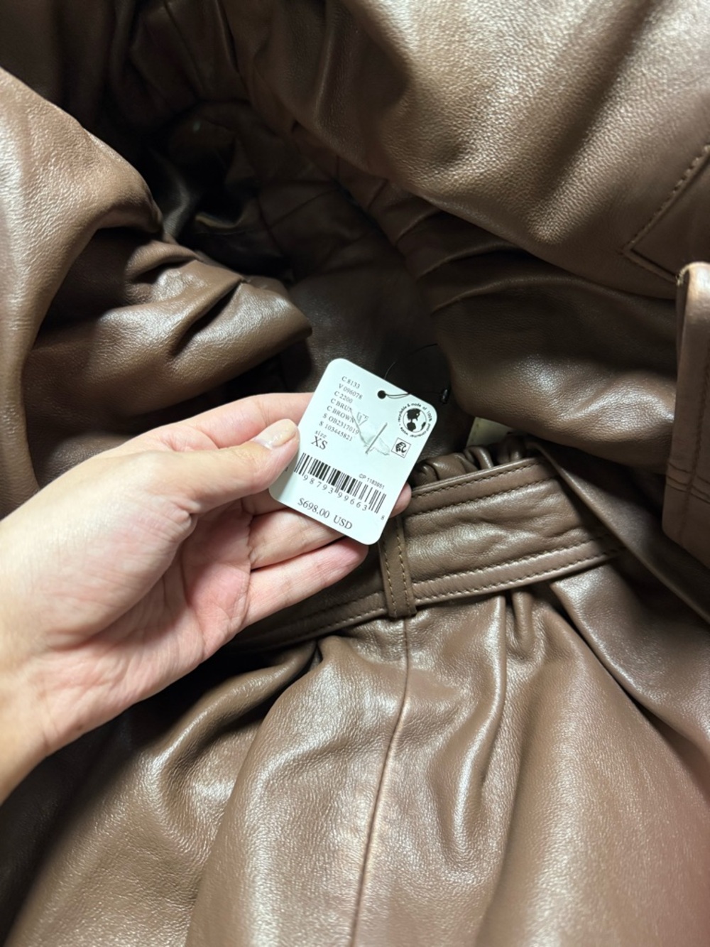 Free People Sonny Leather Pullover Jacket - Picture 7 of 7